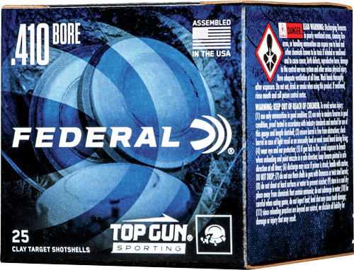FEDERAL TOP GUN 410 2.5" 1/2OZ #8 1330FPS 250RD CASE LOT - for sale