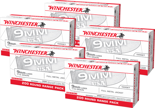 WIN USA 9MM 115GR FMJ 200/1000 - for sale