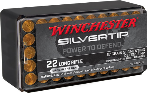 WINCHESTER SILVERTIP 22LR 37GR HP SILVERTIP 50RD 40BX/CS - for sale