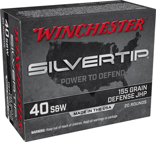 WIN SILVERTIP 40 S&W 155GR HP 20/200 - for sale