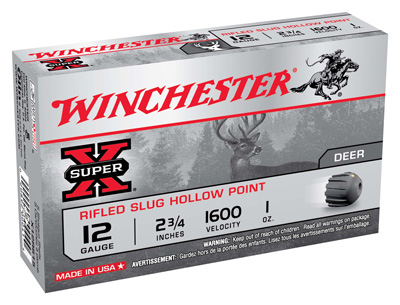 WINCHESTER SUPER-X 12GA 2.75" 1600FPS 1OZ RFLD 5RD 50BX/CS - for sale