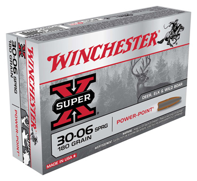 WINCHESTER SUPER-X 30-06 180GR POWER POINT 20RD 10BX/CS - for sale