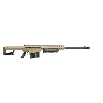BARRETT M82A1 RIFLE 50BMG 29" FLUTED 1:15" 10RD FDE - for sale