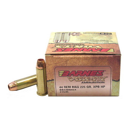 BARNES VOR-TX 44 REM MAG 225GR XPB 20RD 10BX/CS - for sale