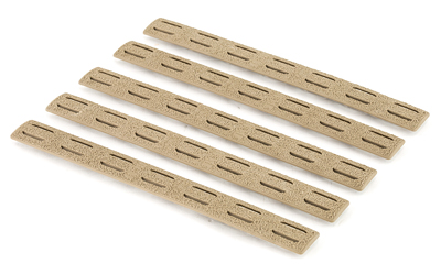 BCM RAIL PANEL KIT KEYMOD 5.5" FDE 5 PACK - for sale