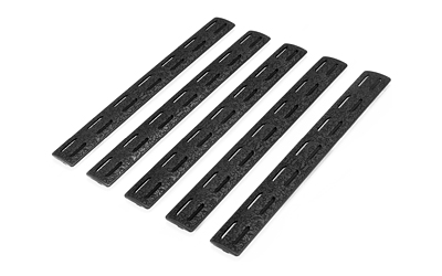 BCM RAIL PANEL KIT M-LOK 5.5" BLACK 5 PACK - for sale