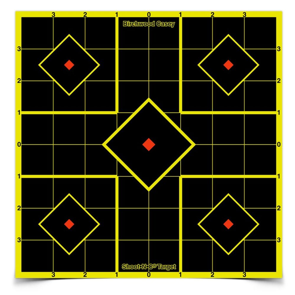 birchwood casey - Shoot-N-C - SI6 SHT-N-C 8IN SIGHT IN TGT 6PK for sale