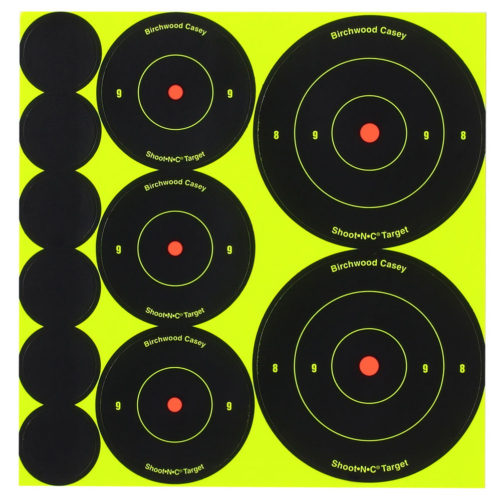 birchwood casey - Shoot-N-C - ARA12 SHT-N-C 1-2-3IN RND AST TGT 12PK for sale