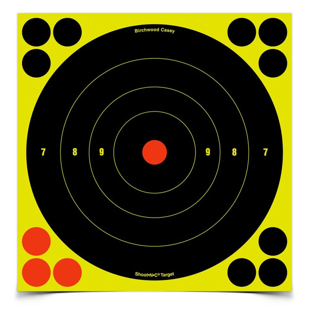 birchwood casey - Shoot-N-C - SHOOT-N-C 8IN BULLSEYE TARGET 6PK for sale
