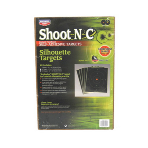 birchwood casey - Shoot-N-C - SO5 SHT-N-C 12X18IN SIL TGT 6PK for sale