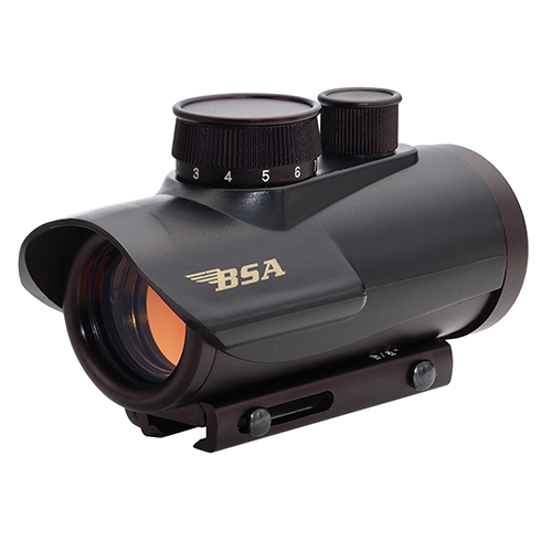 BSA 1X30MM RED DOT SIGHT 5-M.O.A. DOT BLACK MATTE - for sale