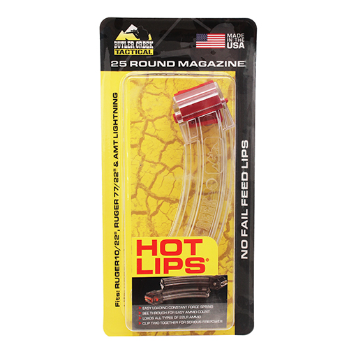 butler creek - Hot Lips - .22LR - HOT LIPS 10/22 22LR CLEAR 25RD MAG for sale