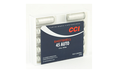 CCI 45 ACP SHOTSHELLS 120GR #9 SHOT 10RD 20BX/CS - for sale
