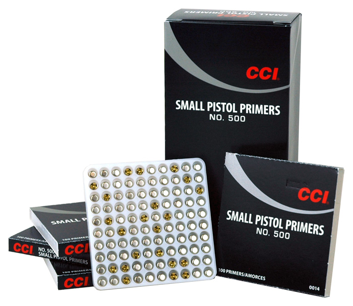 CCI PRIMERS 500 SMALL PISTOL 5000 PACK CASE - for sale
