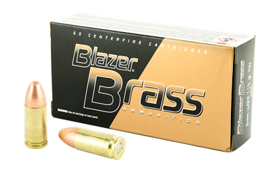 BLAZER BRASS 9MM 115GR FMJ 50/1000 - for sale