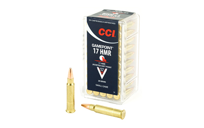 CCI GAMEPOINT 17 HMR 1875FPS 20GR GAMEPOINT 50RD 40BX/CS - for sale