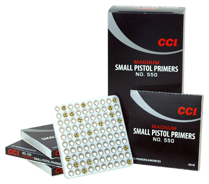CCI PRIMERS 550 SMALL PISTOL MAGNUM 5000 PACK CASE - for sale