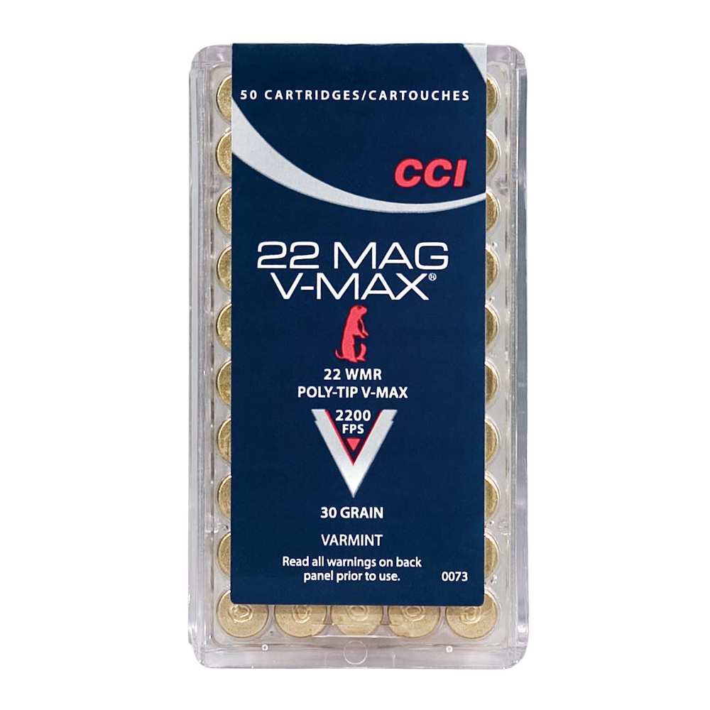 CCI 22WMR 30GR V-MAX 50/2000 - for sale