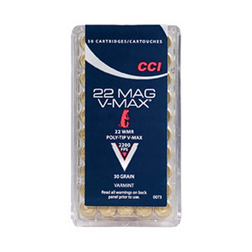 CCI 22WMR 30GR V-MAX 50/2000 - for sale