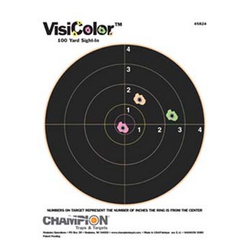 champion - VisiColor - VISICOLOR 8IN BULLS TARGET 10PK for sale