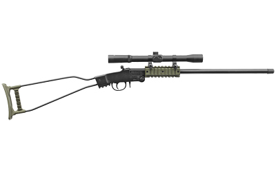 CHIAPPA LITTLE BADGER 22LR 1/2X28" TB BLACK/ODG W/4X20.. - for sale
