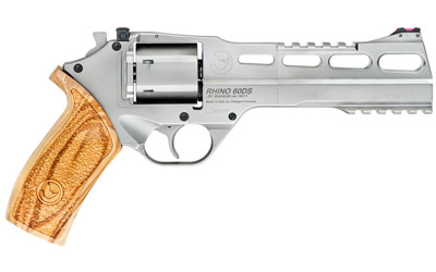 CHIAPPA RHINO 60SA 357MAG 6" ADJ. SIGHT NICKEL/WALNUT - for sale