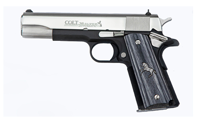 COLT 1911 .38 SUPER 5"  JAL DARK HORSE NICKEL SLIDE (TALO) - for sale