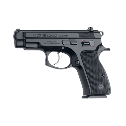 CZ 75 COMPACT 9MM FS 14-SHOT MANUAL SAFETY BLACK POLYCOTE - for sale