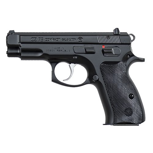 CZ 75 COMPACT 9MM FS 10-SHOT MANUAL SAFETY BLACK POLYCOTE - for sale