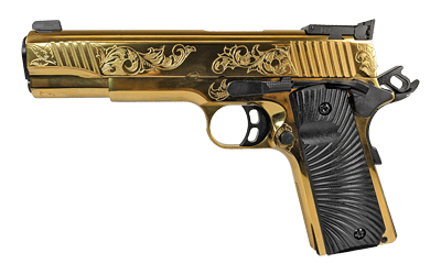 GIRSAN MC1911 MATCH GOV'T ENGRAVED .45ACP ADJ. SGT GOLD - for sale