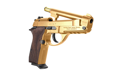 GIRSAN MC14T SOLUTION 380ACP GOLD W/ G10 GRIP TIPUP 13RD - for sale