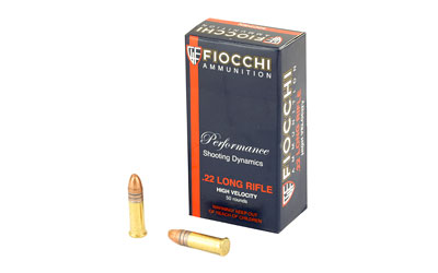 FIOCCHI 22LR 40GR RN 1250FPS 50RD 100BX/CS - for sale