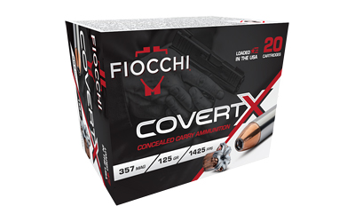 FIOCCHI COVERT X 357MAG 125GR 20/200 - for sale