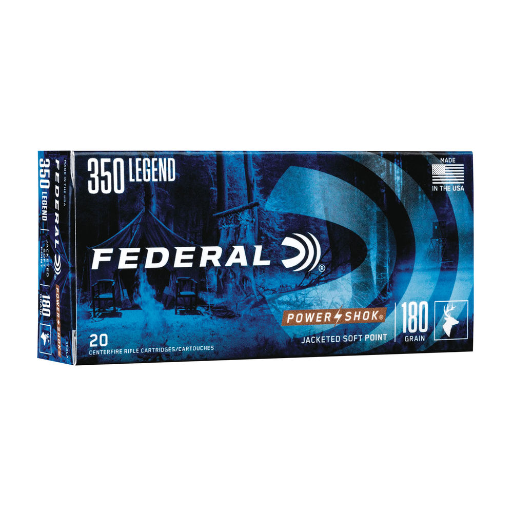 FED PWRSHK 350LEG 180GR SP 20/200 - for sale