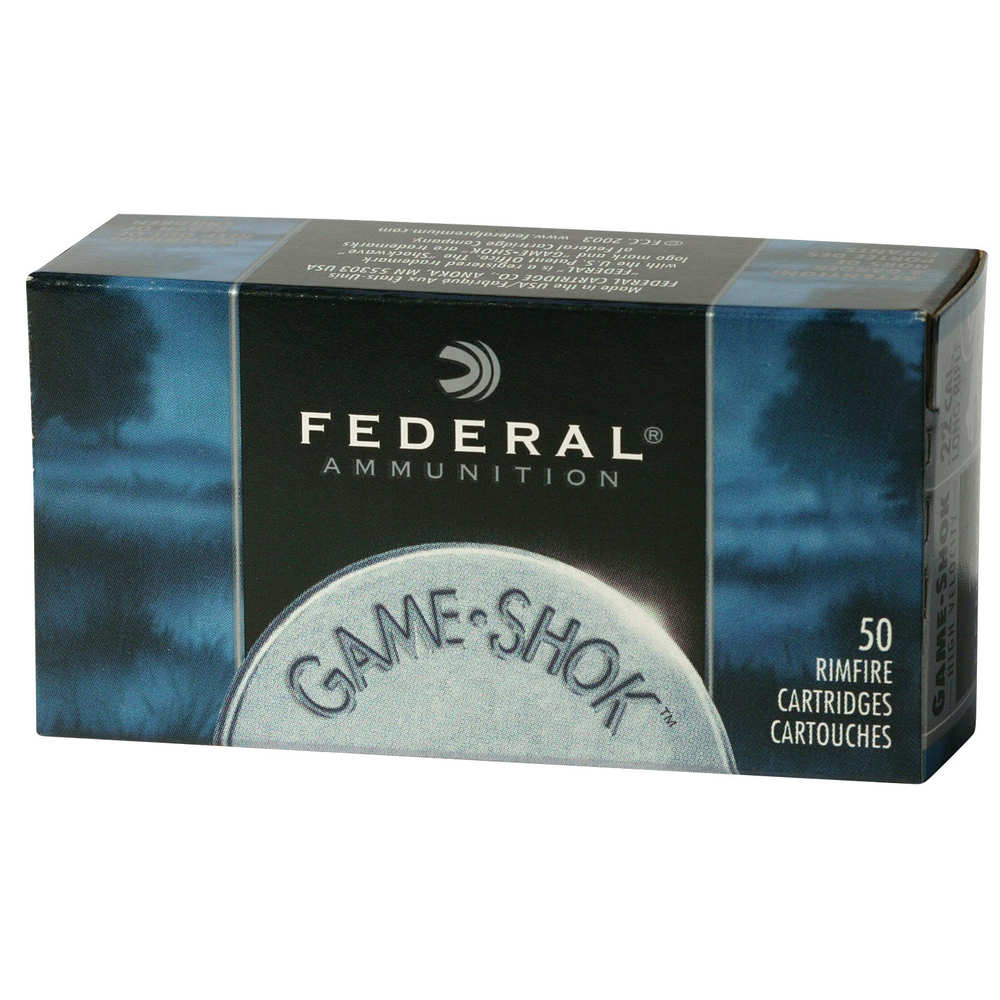 Federal - Small Game & Target - .22LR - GAME-SHOK 22LR 25GR BIRD SHOT 50/BX for sale