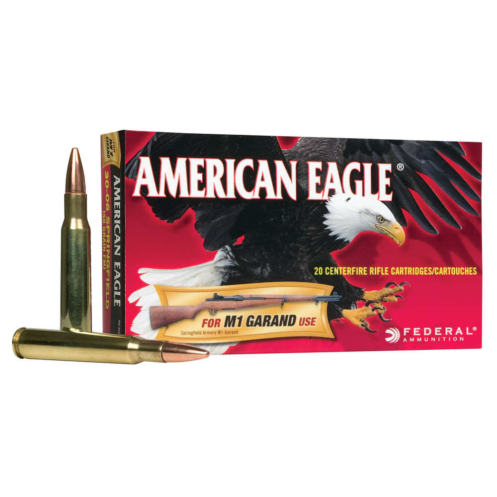 FEDERAL AE 30-06 M1 GARAND 150GR FMJ 20RD 10BX/CS - for sale