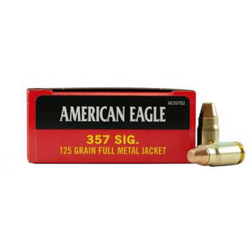 FED AM EAGL 357SIG 125GR FMJ 50/1000 - for sale