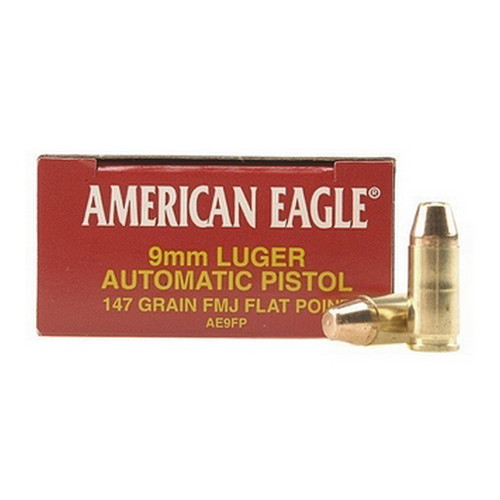 FED AM EAGLE 9MM 147GR FMJ 50/1000 - for sale