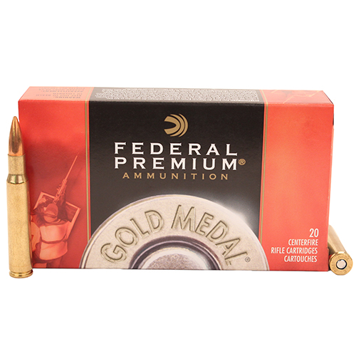 FEDERAL GOLD MEDAL 30-06 168GR MATCHKING 20RD 10BX/CS - for sale