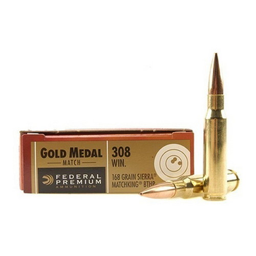 Federal - Premium - .308|7.62x51mm - GOLD MEDAL 308 WIN 168GR BTHP 20RD/BX for sale