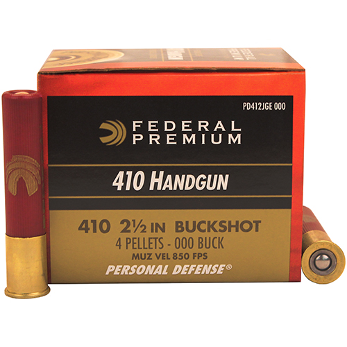 FEDERAL PREMIUM 410 2.5" 000 BUCK 4 PELLETS 20RD 10BX/CS - for sale