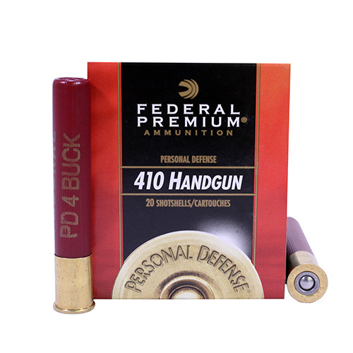 FEDERAL PREMIUM 410 3" #4BK 9-PELLETS 20RD 10BX/CS - for sale