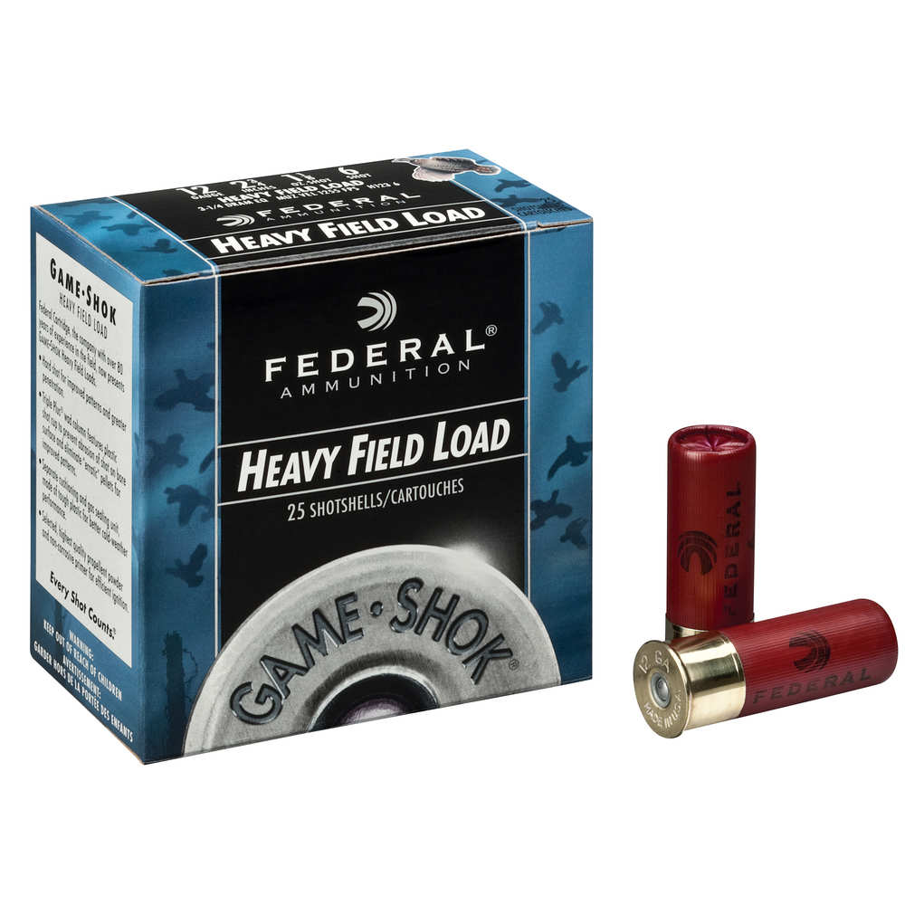 FEDERAL GAME SHOK 12GA 2.75" 1-1/4OZ #5 25RD 10BX/CS - for sale