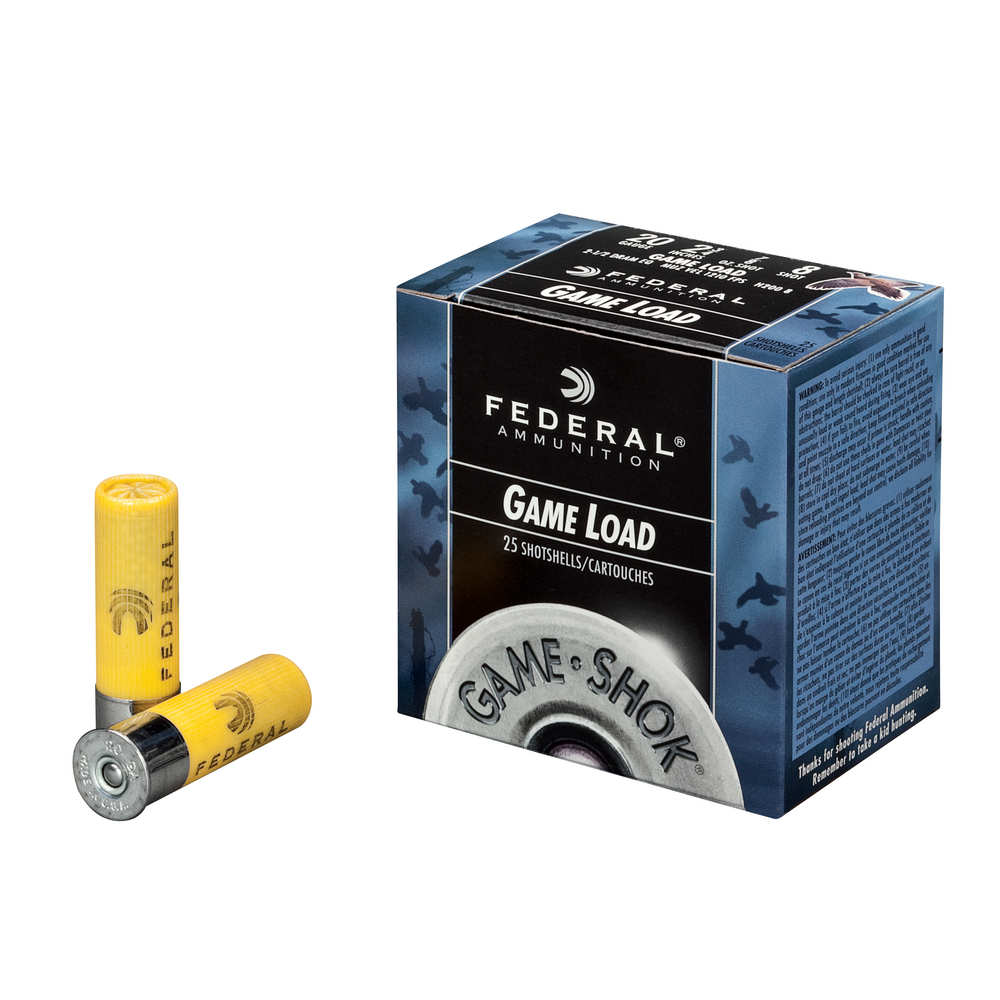 FED GAME LOAD 20GA 2 3/4" #7.5 25/ - for sale