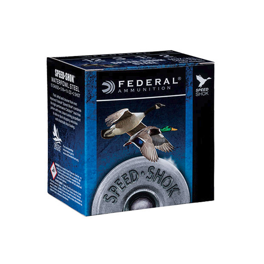 FED SPEED SHOK 12GA 3" #3 25/250 - for sale