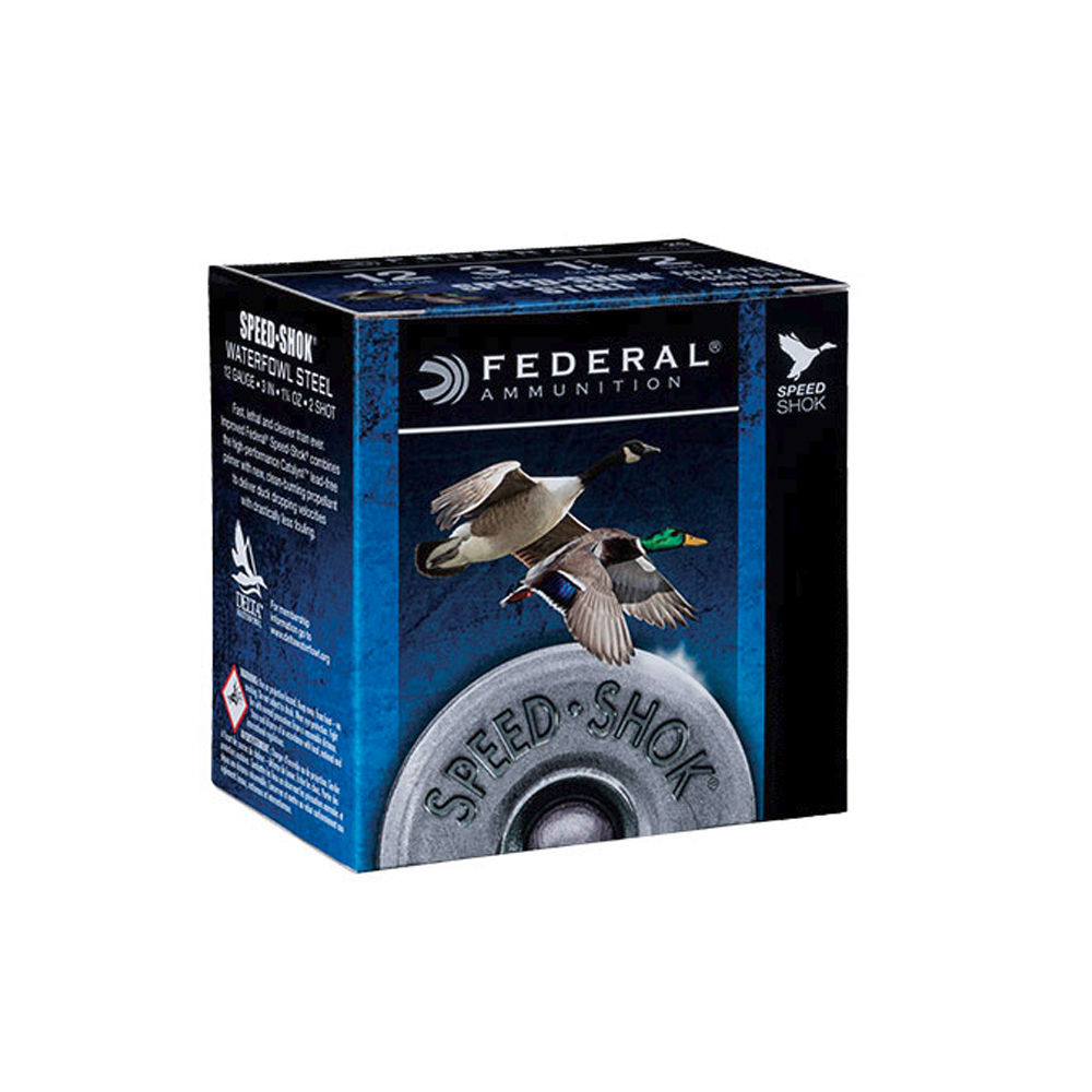 FED SPEED SHOK 12GA 3" #4 25/250 - for sale