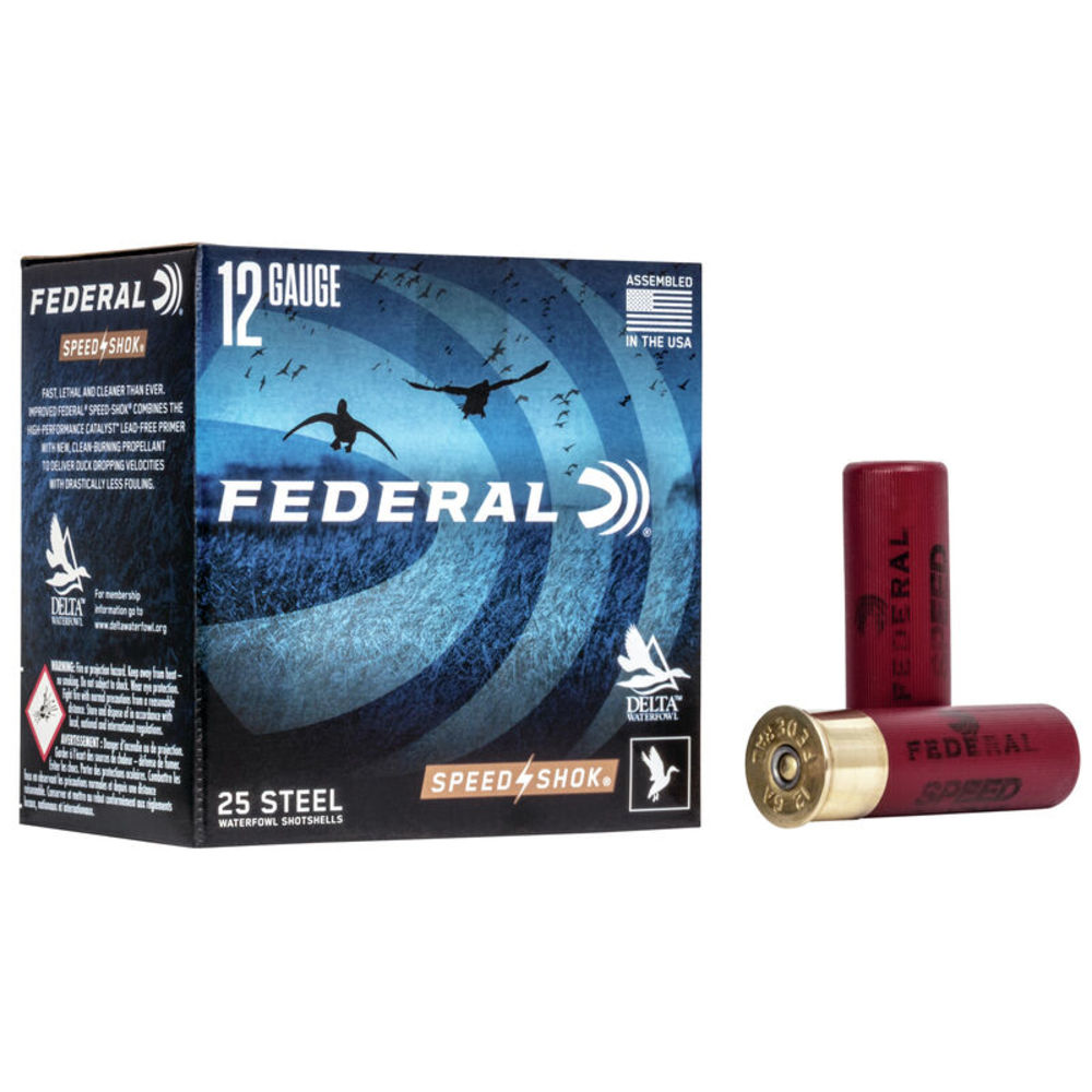 FED SPEED SHOK 12GA 3" BB 25/250 - for sale