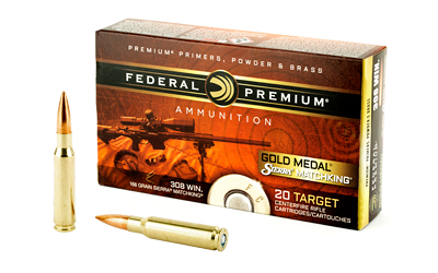 Federal - Premium - .308|7.62x51mm - GOLD MEDAL 308 WIN 168GR BTHP 20RD/BX for sale