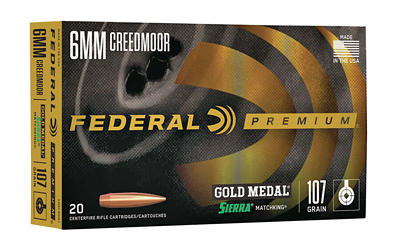 FED GOLD MDL 6MMCRD 107GR SMK 20/200 - for sale