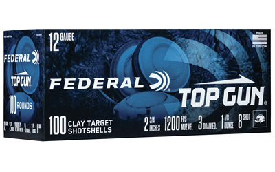 FED TOP GUN 12GA 2.75" #8 100/200 - for sale